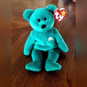 Ty Emerald Green Plush Bear